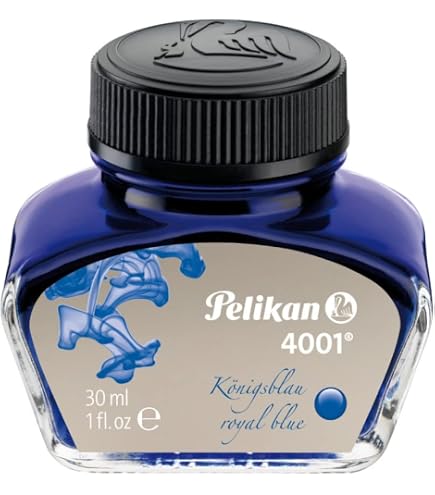 Amazon | (Black/Blue) - Pelikan 301028 Ink 4001 Blue-Black, 30 ml